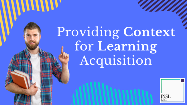 Providing Content for Learning Acquisition
